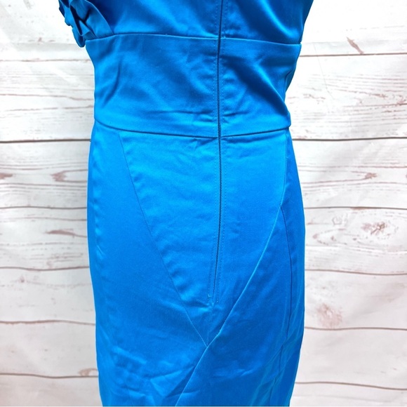 Ted Baker Blue Ruffle Dress - Picture 6 of 10